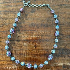 Vintage Inspired Crystal Necklace